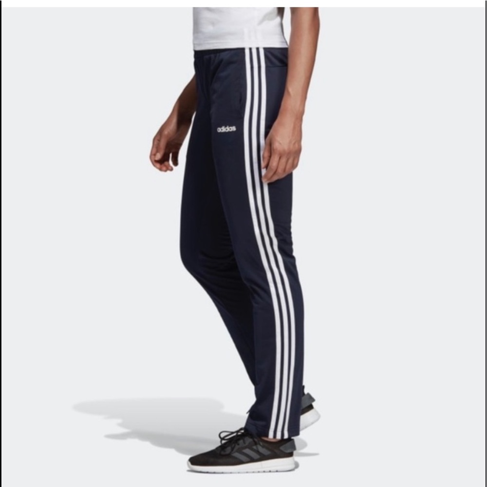 LAST TWO! Adidas Women's 3 Stripe Track Pants Navy